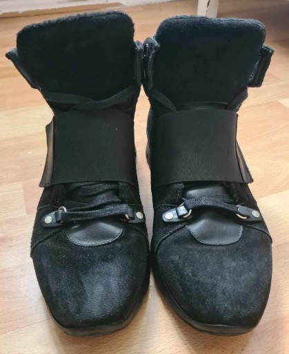 Zdjęcie oferty: Trampki buty wysokie męskie zamszowe Apia 42 czare