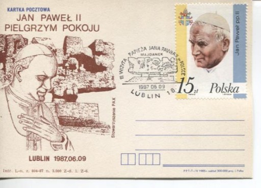 Zdjęcie oferty: III WIZYTA JANA PAWŁA W POLSCE 1987