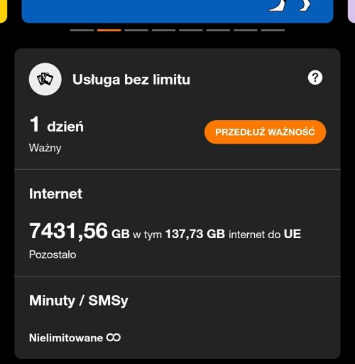 Zdjęcie oferty: Internet mobilny w roamingu - 137GB na roaming