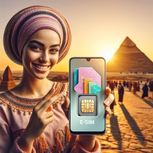 Zdjęcie oferty: E-sim sim karta Egipt 1GB, Internet mobilny 