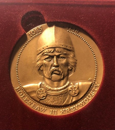 Zdjęcie oferty: Medal Bolesław III Krzywousty - 1988r - TWO