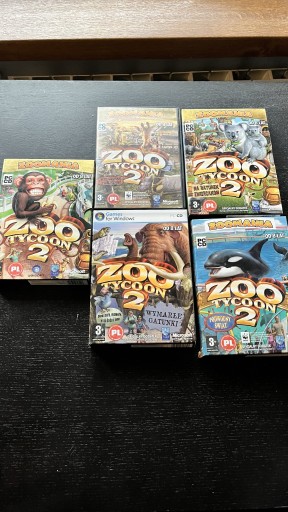 Zdjęcie oferty: PL Zoo Tycoon 2 komplet podstawa dodatki 