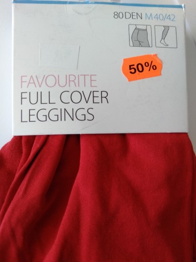 Zdjęcie oferty: leggings 80 DEN M 40-42 red LINDEX