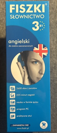 Zdjęcie oferty: Fiszki Słownictwo 3 B1 angielski