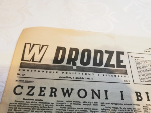 Zdjęcie oferty: W drodze- Dwutygodnik Polityczny i Literacki