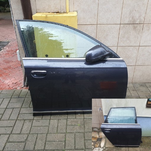 Zdjęcie oferty: Drzwi przód tył Audi A6 C6 granatowe