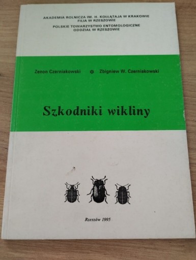 Zdjęcie oferty: Czerniakowski Szkodniki wikliny 