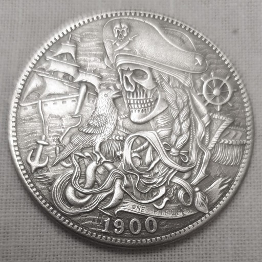 Zdjęcie oferty: 1 Dolar USA ,Morgan Dolar,1900,Hobo Nickel ,KOPIA 