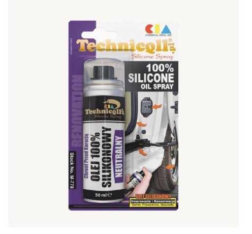 Zdjęcie oferty: Smar silikonowy w sprayu 50ml Technicqll 