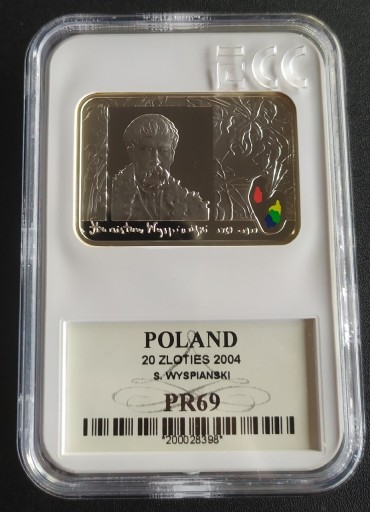 Zdjęcie oferty: 20zł Stanisław Wyspiański 2006 - grading PR 69