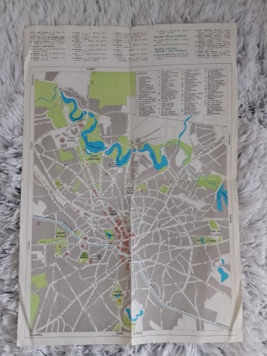 Zdjęcie oferty: Bucharest stary informator mapa plan miasta 