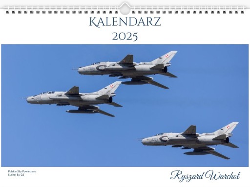 Zdjęcie oferty: Kalendarz 2025 lotniczy poziomy A3 