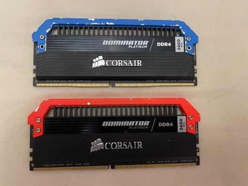 Zdjęcie oferty: 2x8GB CORSAIR DOMINATOR PLATINUM 2400 CL14 DDR4