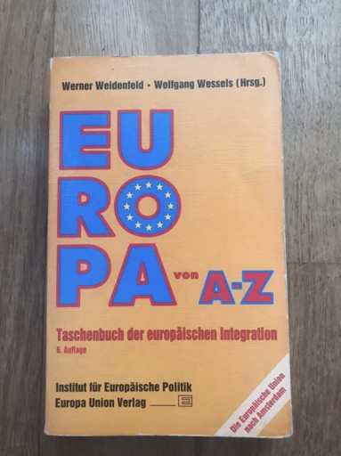 Zdjęcie oferty: Europa von A bis Z Taschenbuch 