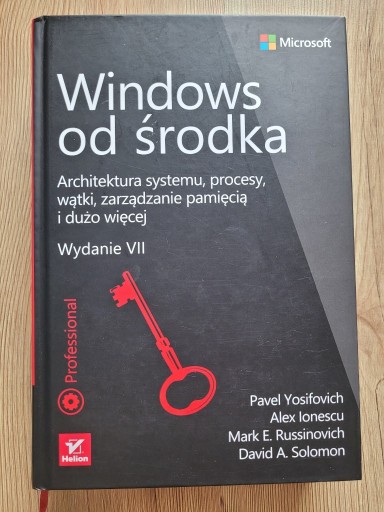 Zdjęcie oferty: WINDOWS OD ŚRODKA CZ. 1 WYDANIE 7 Yosifovich