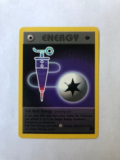 Zdjęcie oferty: energy karta pokemon 81/82 Team Rocket TR NM 1st 