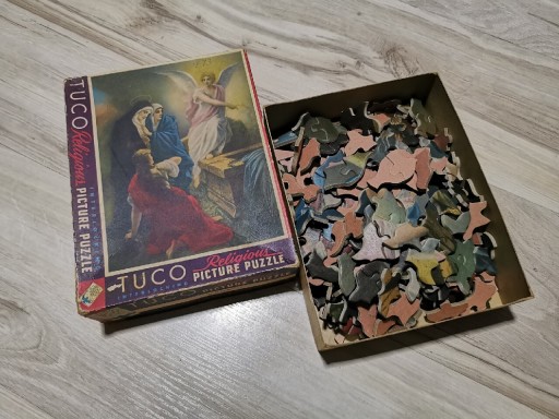 Zdjęcie oferty: Vintage stare Puzzle Tuco USA z lat 1950  