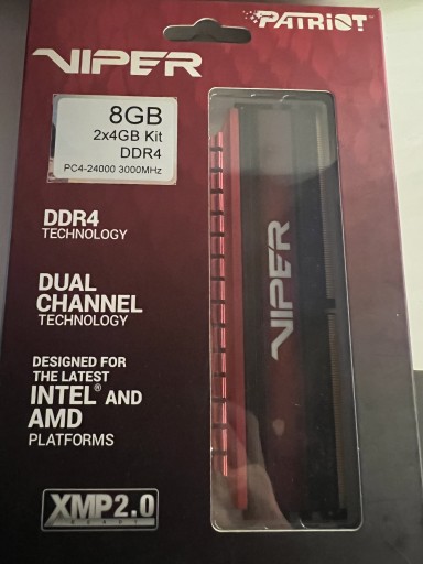 Zdjęcie oferty: Pamięć Ram Viper 8gb 2x4gb ddr4 3000mhz cl16