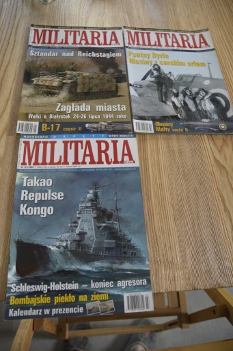 Zdjęcie oferty: Militaria XX wieku nr 1, 2, 3  rok 2008