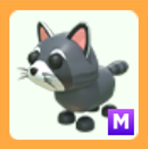 Zdjęcie oferty: Roblox Adopt Me Raccoon mega neon M