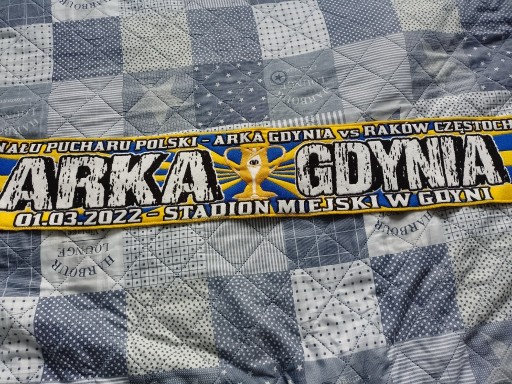 Zdjęcie oferty: szal szalik Arka Gdynia Raków Puchar Lech Cracovia