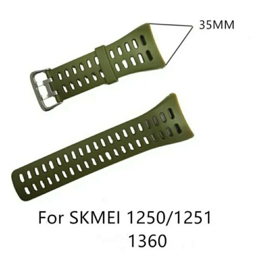 Zdjęcie oferty: Pasek Skmei zielony 1250, 1251, 1360, 1167, 1655