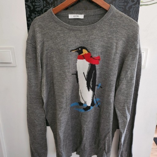 Zdjęcie oferty: Sweter z pingwinem Kiomi XL