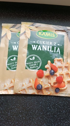 Zdjęcie oferty: Kamis cukier z wanilią 12g.