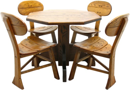 Zdjęcie oferty: Komplet 4 krzeseł i stół - lata 70