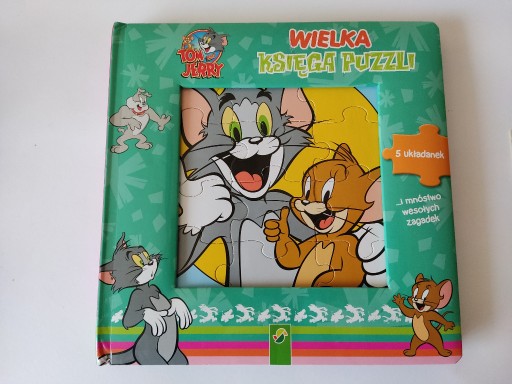 Zdjęcie oferty: Tom i Jerry wielka księga puzzli 3+