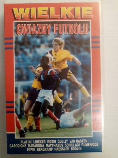 Zdjęcie oferty: Wielkie gwiazdy futbolu - kaseta VHS