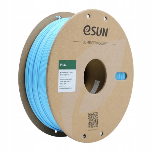 Zdjęcie oferty: Filament eSun PLA+ jasnoniebieski 1.75mm 1kg 900g