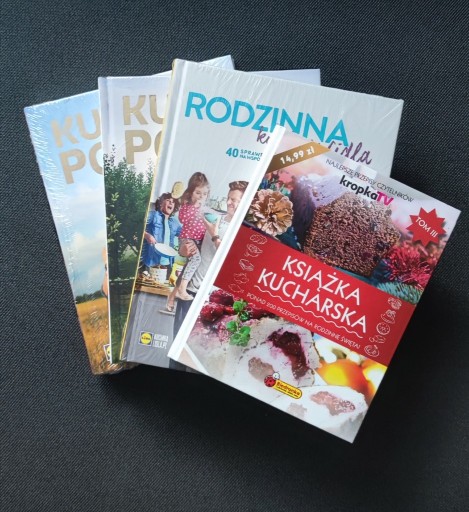 Zdjęcie oferty: Komplet książek Kuchnia Lidla + Książka Kucharska 