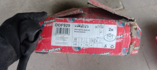 Zdjęcie oferty: 2szt. Tarcze hamulcowe Ferodo DDF929 Audi VW