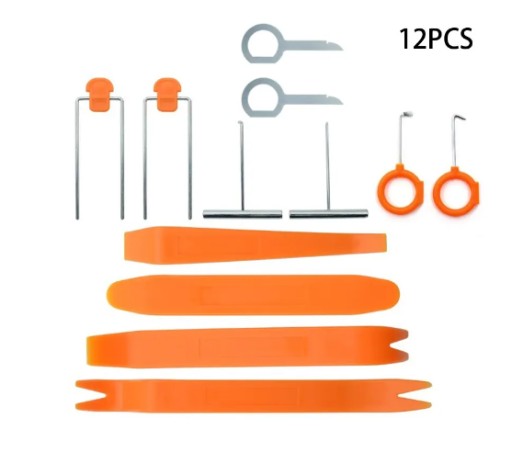 Zdjęcie oferty: Ściągacze do demontażu tapicerki i radia 12 sztuk