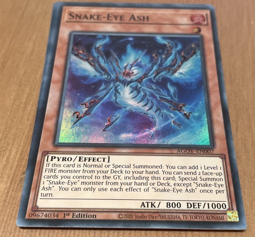 Zdjęcie oferty: Yugioh Snake-Eye Ash