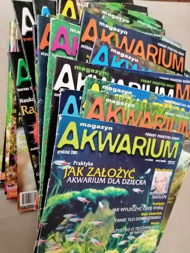 Zdjęcie oferty: Magazyn Akwarium komplet z lat 2001-2004