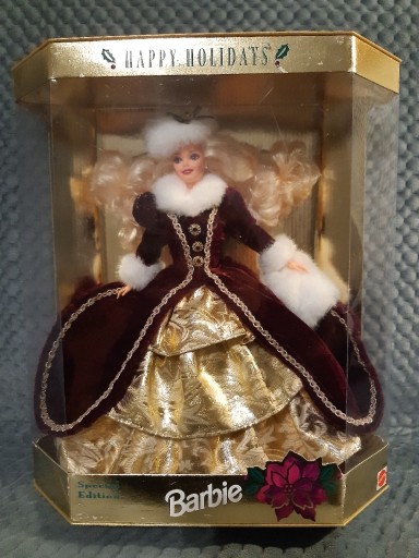 Zdjęcie oferty: Lalka Barbie kolekcjonerska Happy Holidays 1996