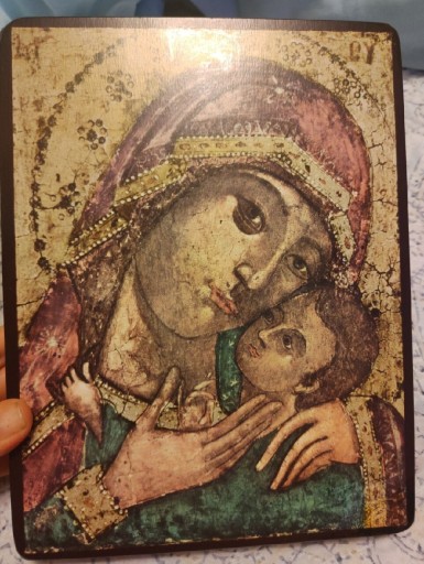 Zdjęcie oferty: Gottesmutter von Korsun russich um 1700 obrazek 