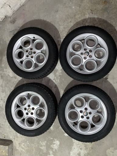 Zdjęcie oferty: Alufelgi 16” Alfa Romeo Speedline telefony z oponami zimowymi 5x98