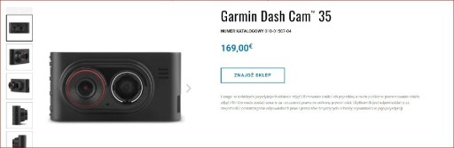 Zdjęcie oferty: Super Garmin Dash Cam 35