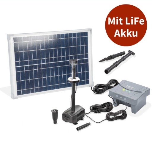 Zdjęcie oferty: Zestaw solarnej pompy stawowej 25/700 LED z ako