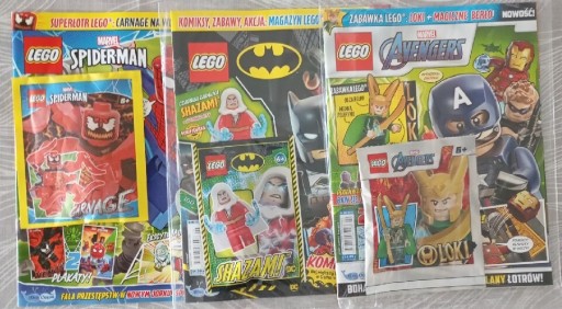 Zdjęcie oferty: Lego Carnage Shazam Loki minifigurki