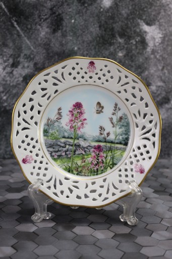 Zdjęcie oferty: =Porcelana= Ażurowy talerz dekoracyjny 