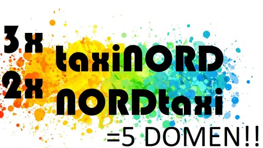 Zdjęcie oferty: Domeny taxiNORD & NORDtaxi = 5 DOMEN