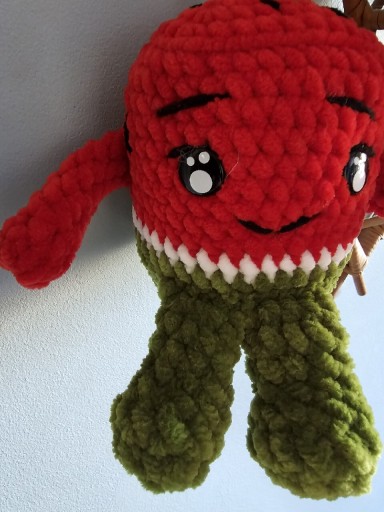 Zdjęcie oferty: Szydełkowa maskotka amigurumi arbuz brylok 