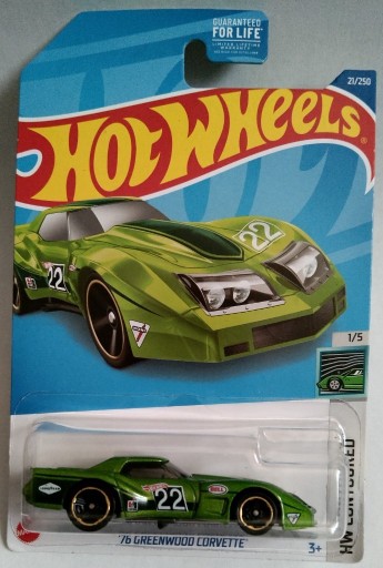 Zdjęcie oferty: Hot Wheels  '76 Greenwood Corvette  HCW80  2022 DK