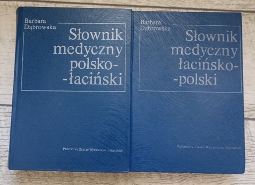 Zdjęcie oferty: Słownik medyczny Polsko-łaciński Barbara Dąbrowska