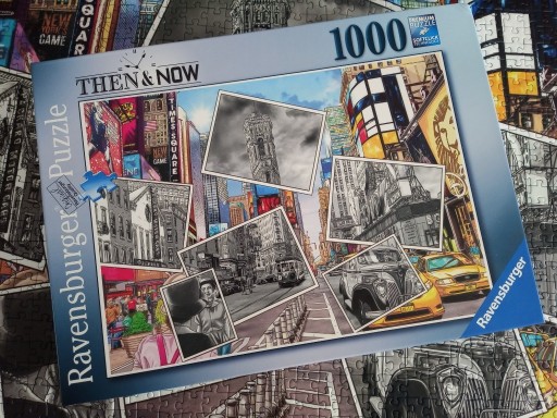 Zdjęcie oferty: Puzzle Ravensburger then & now 1000 el.