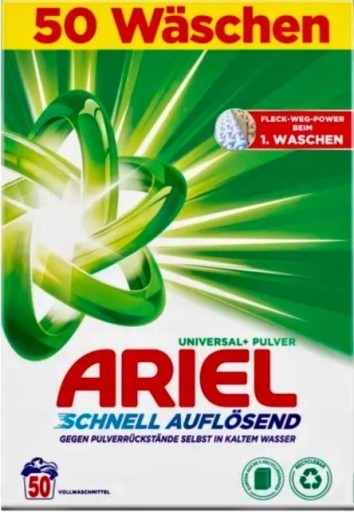 Zdjęcie oferty: Proszek do prania Ariel 50 prań z Niemiec